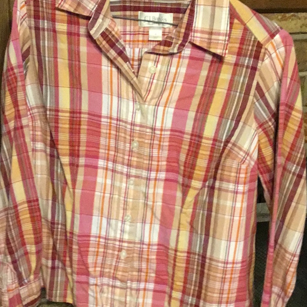 Cj Banks button down long sleeves pretty shirt